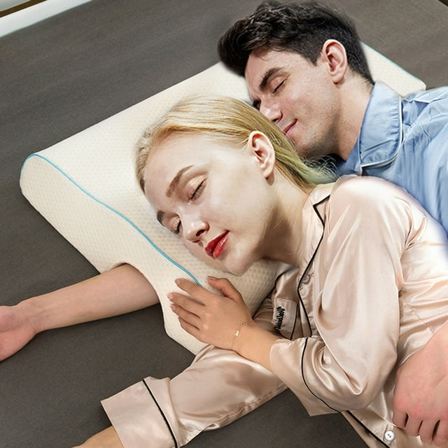 Couples Pillow Arched Cuddle Pillow with Memory Foam Anti Pressure Hand