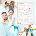 Couples Pink 100 Dates Ideas Scratch Off Poster Scratching Off
