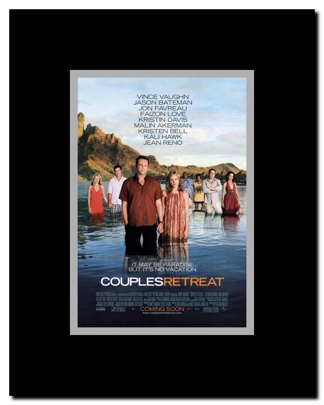 Couples Retreat Framed Movie Poster