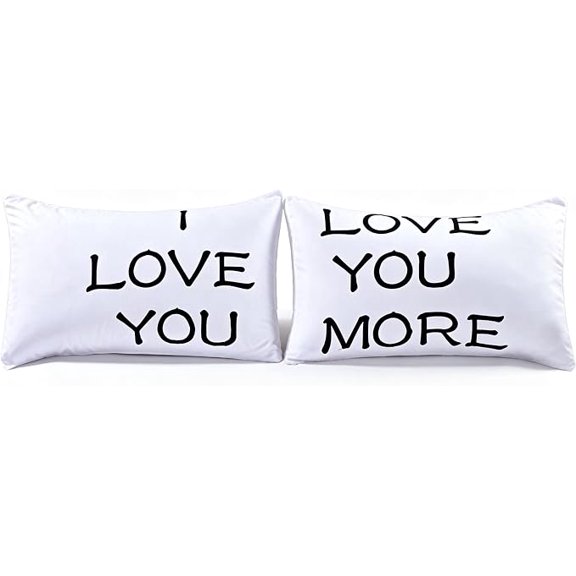 Couples Romantic Gift Pillowcase Queen