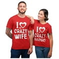 thumbnail image 1 of Couples Shirts Husband And Wife Shirts for Couples His And Hers Matching Set Man Red X-Large / Woman Red Small, 1 of 6