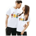 thumbnail image 1 of Couples Shirts Men's Graphic T-Shirts Short Sleeve T-Shirts Valentine T-Shirts Red Blouse Mens Tops Couples Gift Ideas, 1 of 4