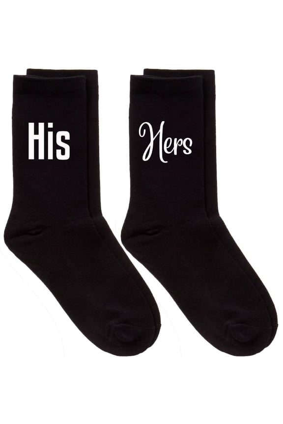 Couples Socks His Hers Birthday Christmas Present Husband Boyfriend Wife Girlfriend Wedding Anniversary
