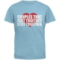 thumbnail image 1 of Couples That Fart Together Blue Adult T-Shirt - Medium, 1 of 1