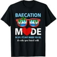thumbnail image 1 of Couples Trip Matching Summer Vacation Baecation Mode-Vibes T-ShirtMen's and women's gift, black and white T-shirt, size: Extra large S-4XL, 1 of 4