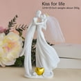 thumbnail image 1 of Couples Wedding Sculpture Love Statue Home Living Room Hotel Decoration Valentine's Day Gift Wedding Gift Anniversary Gift Kiss For Life, 1 of 6