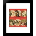 thumbnail image 1 of Couples between red borders 20x24 Framed Art Print by Raphael Kirchner, 1 of 2