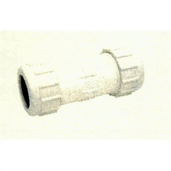 Coupling,Compression 3/4" Pvc