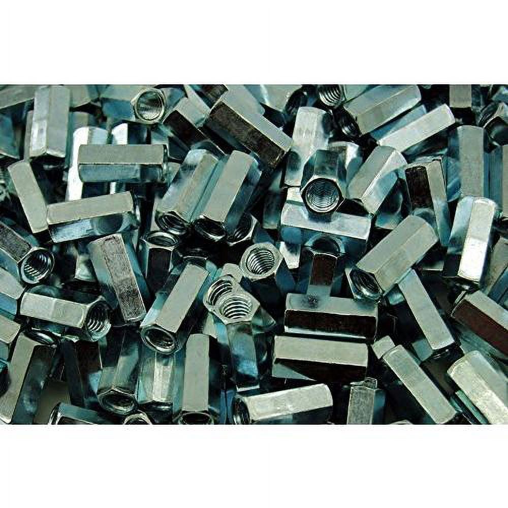 Coupling Nuts 3/816 X 1/2 X 11/8 Threaded Rod Connector Zinc