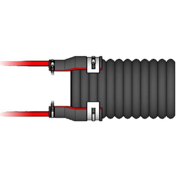 Coupling PVC to Corrugated - 4 in.