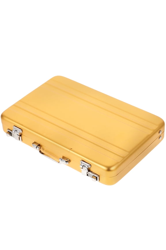 Coupon Organizer Index Cards Box ID Briefcase Metal Wallet for Men Men's Wallets Business Man Aluminum