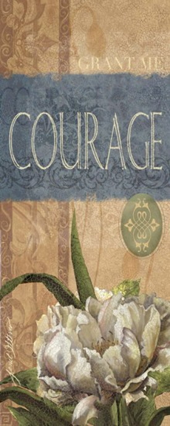 Courage Canvas Art - Janet Stever (8 x 20)