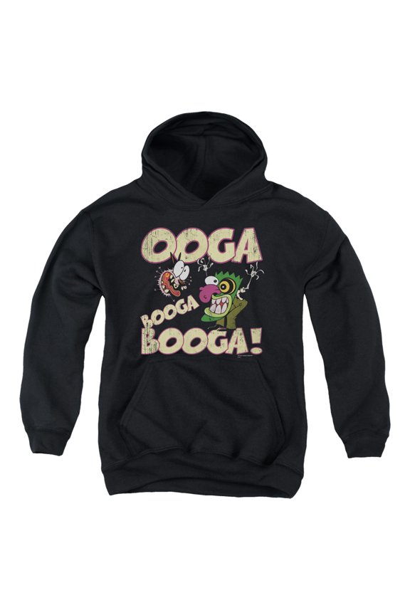 Courage - Ooga Booga Booga - Youth Hooded Sweatshirt - Large
