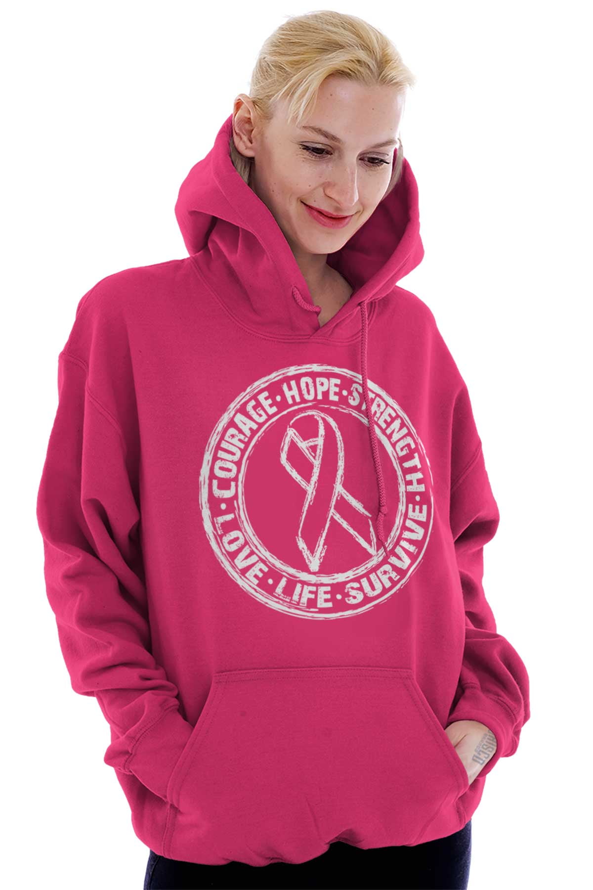 SOURCE Life and Strength SS Ladies Black Lightweight Crop Hoodie