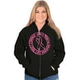 thumbnail image 1 of Courage Strength Love Life Support Zip Hoodie Sweatshirt Women Brisco Brands S, 1 of 6