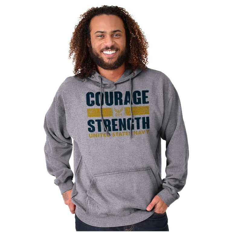 Courage Strength United States Navy Hoodie Sweatshirt Women Men