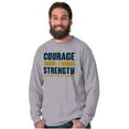 thumbnail image 1 of Courage Strength United States Navy Long Sleeve TShirt Men Women Brisco Brands X, 1 of 1