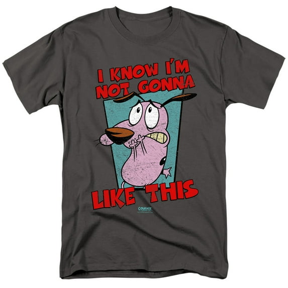 Courage The Cowardly Dog Cartoon Network Show Not Gonna Like This Adult T-Shirt