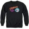 thumbnail image 1 of Courage The Cowardly Dog - Courage Logo - Crewneck Sweatshirt - XX-Large, 1 of 2