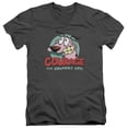 thumbnail image 1 of Courage The Cowardly Dog - Courage - Slim Fit V Neck Shirt - Small, 1 of 2