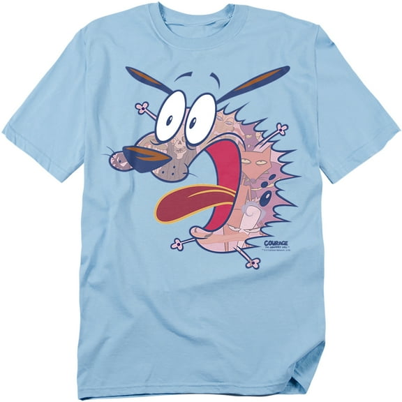 Courage The Cowardly Dog Evil Inside Mens Short Sleeve Shirt