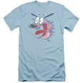 thumbnail image 1 of Courage The Cowardly Dog Evil Inside S/S Adult 30/1 T-Shirt Light Blue, 1 of 1