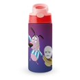 Courage The Cowardly Dog Kids Straw Water Bottle, Stainless Steel