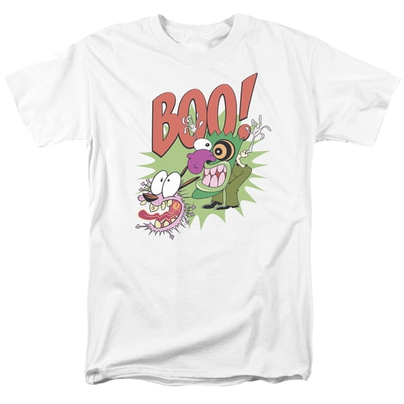 Courage The Cowardly Dog Men's Stupid Dog T-shirt Medium White