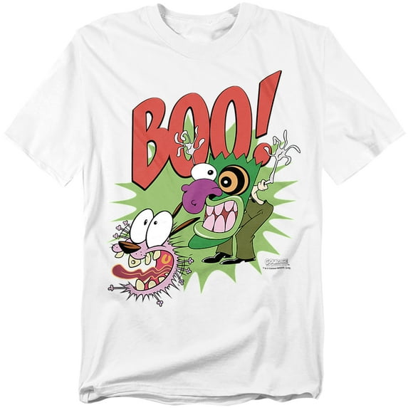 Courage The Cowardly Dog Men's Stupid Dog T-shirt XX-Large White