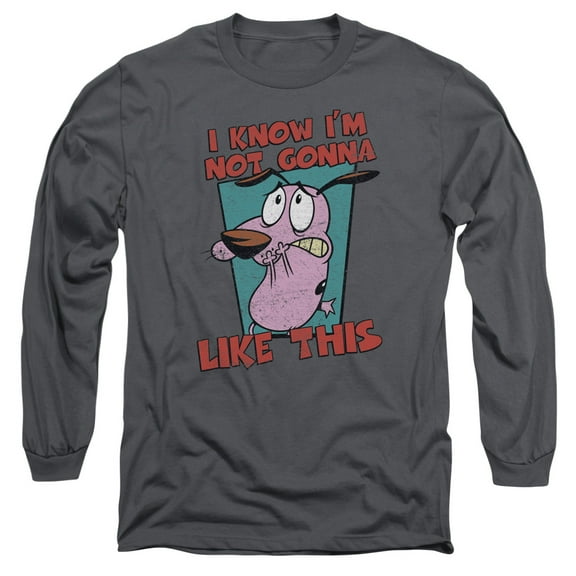 Courage The Cowardly Dog - Not Gonna Like - Long Sleeve Shirt - XX-Large