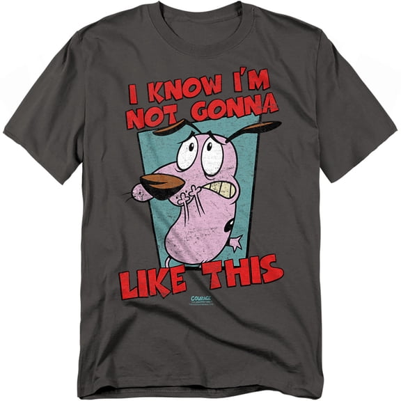 Courage The Cowardly Dog Not Gonna Like Mens Short Sleeve Shirt