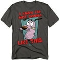 thumbnail image 1 of Courage The Cowardly Dog Not Gonna Like Officially Licensed Adult T-Shirt 2XL, 1 of 7