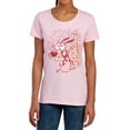 thumbnail image 1 of Courage The Cowardly Dog Running Scared Women's T Shirt, Pink, Medium, 1 of 6