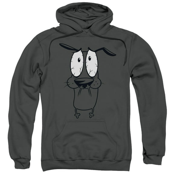 Courage The Cowardly Dog - Scared - Pull-Over Hoodie - X-Large