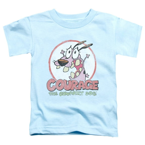 Courage The Cowardly Dog - Vintage Courage - Toddler Short Sleeve Shirt - 3T