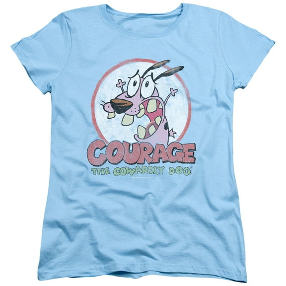 Courage The Cowardly Dog - Vintage Courage - Women's Short Sleeve Shirt - Small