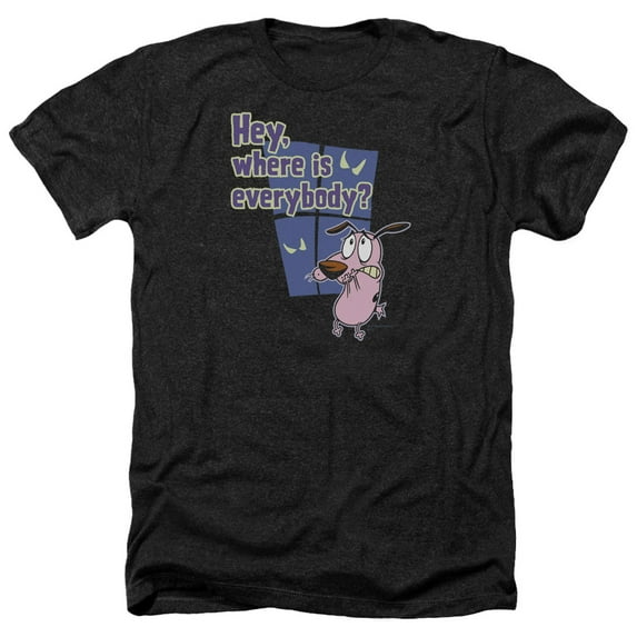 Courage - Where Is Everybody - Heather Short Sleeve Shirt - Medium