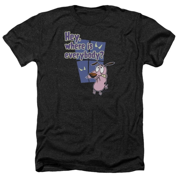Courage - Where Is Everybody - Heather Short Sleeve Shirt - XXX-Large