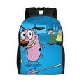 thumbnail image 1 of Courage the Cowardly Dog Backpack, Travel Laptop Backpack, Casual Daypack for College, Unisex Computer Bag Fits 15 Inch Notebook, 1 of 8