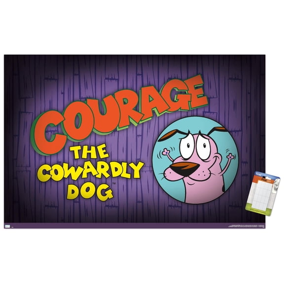 Courage the Cowardly Dog - Title Wall Poster, 22.375" x 34"