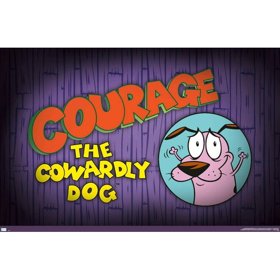Courage the Cowardly Dog - Title Wall Poster, 22.375" x 34"