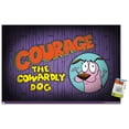 thumbnail image 1 of Courage the Cowardly Dog - Title Wall Poster with Pushpins, 22.375" x 34", 1 of 6