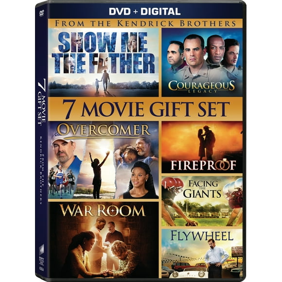 Courageous / Facing the Giants / Fireproof / Flywheel / Overcomer / Show Me the Father / War Room Multi-Feature (DVD + Digital Sony Pictures)