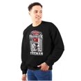 thumbnail image 1 of Courageous Fireman Firefighter Men's Big & Tall Crewneck Sweatshirt Brisco Brands 2X, 1 of 5