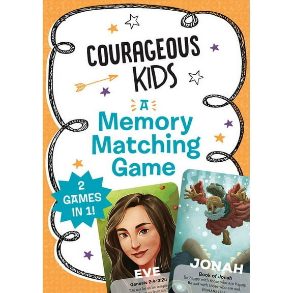 Courageous Kids: A Memory Matching Game : 2 Bible Games in 1! (Game)