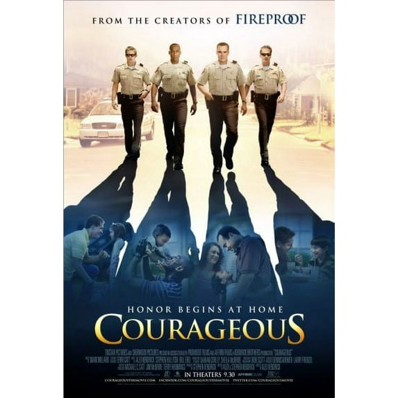 Courageous Movie Poster Reprint Art decor 27inx40in for any room 27x40 Square Adults Western Graphic