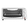 thumbnail image 1 of Courant 2 Slice Personal Toaster Oven with Bake Tray, Toast Rack - White, 1 of 4