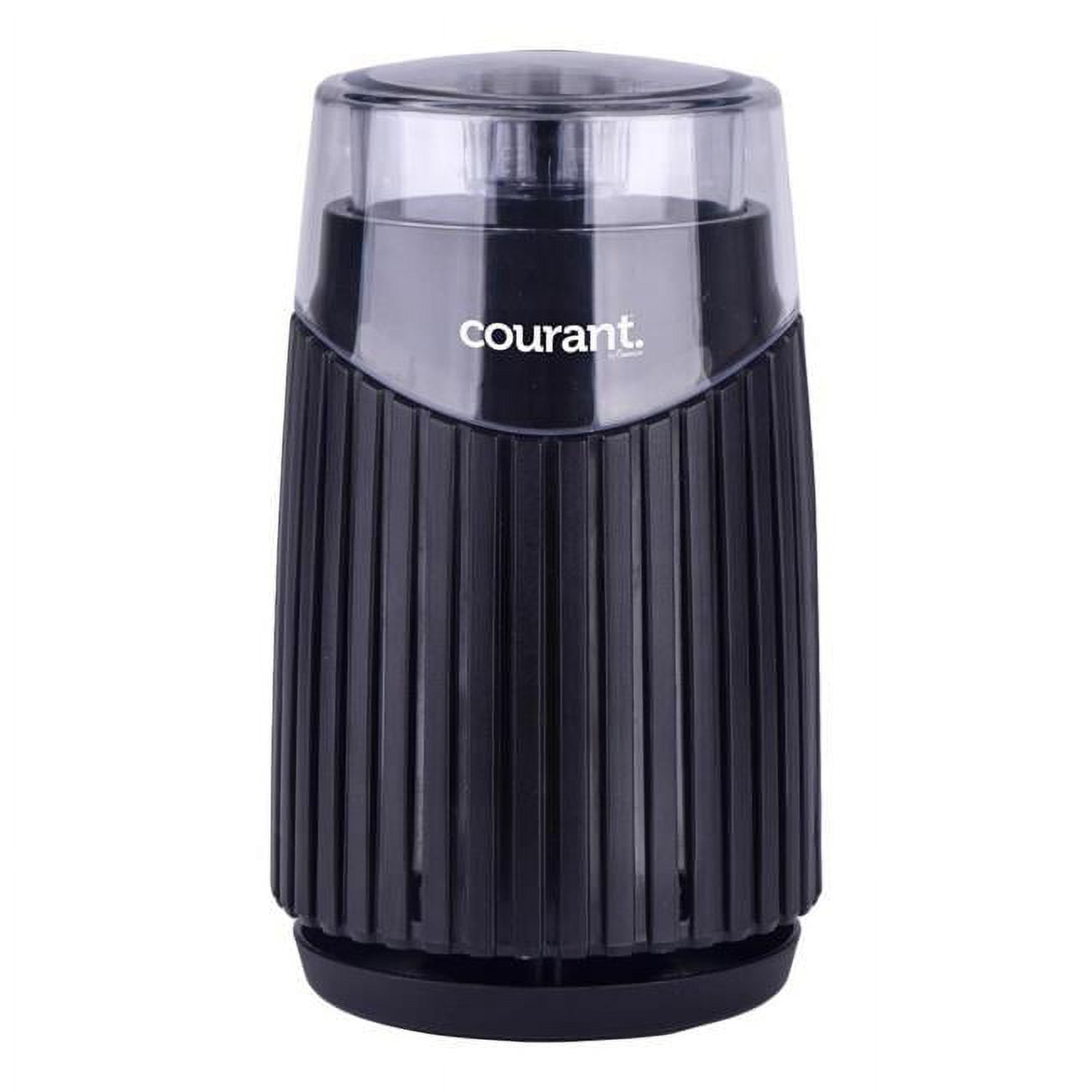 Courant Electric Coffee Grinder, Bean & Spice Grinder, 48 Ounce, New, Compact, Easy Clean - Black