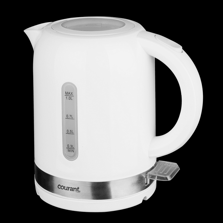 Courant COUKEP102K 1-Liter Electric Kettle Cordless with LED Light, 1000W  Power, Automatic Safety Shut-Off, Perfect for Tea / Coffee /Hot Chocolate/