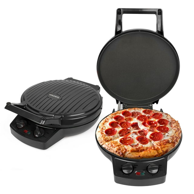 Courant HeavyDuty Pizza Maker Oven & Electric Grill, NonStick, 12